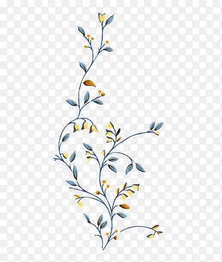 纤细花纹