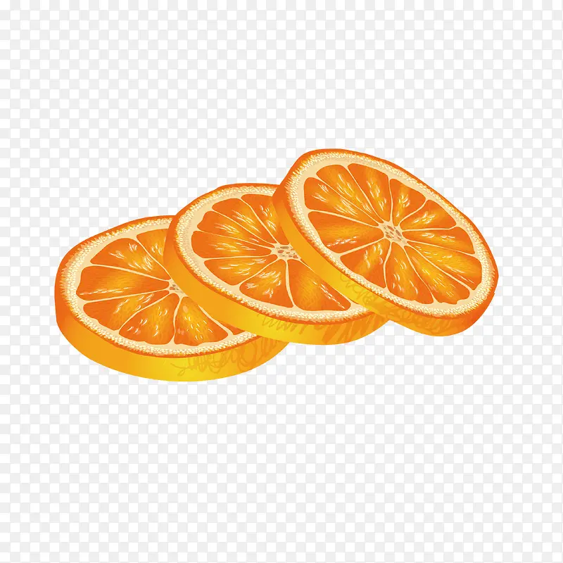 切片的橙子