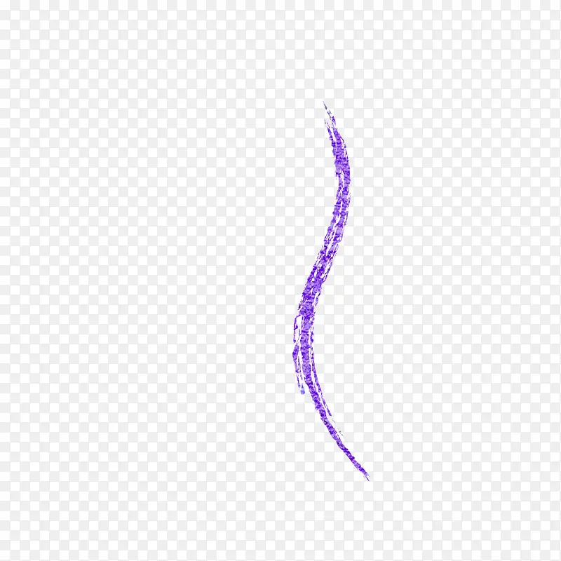 紫色粉笔的笔触线条