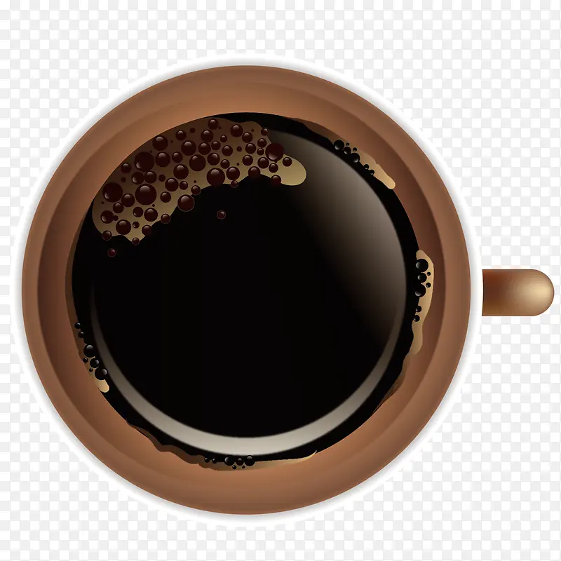 灰色圆弧创意咖啡杯元素