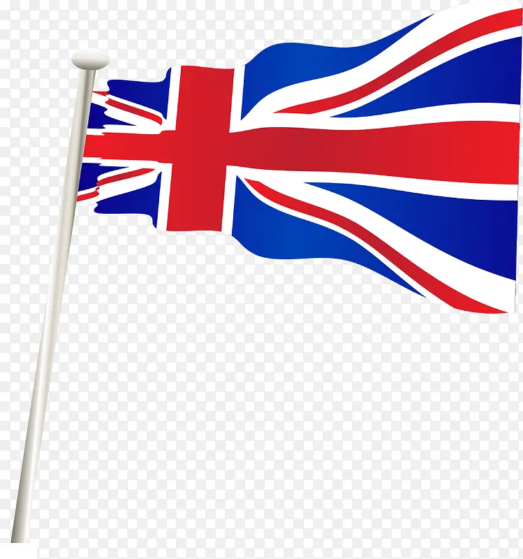 矢量创意英国国旗图