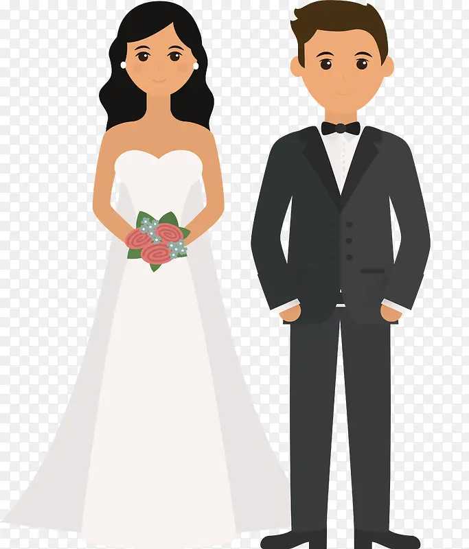结婚插画设计
