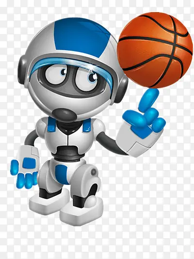 顶篮球的机器人