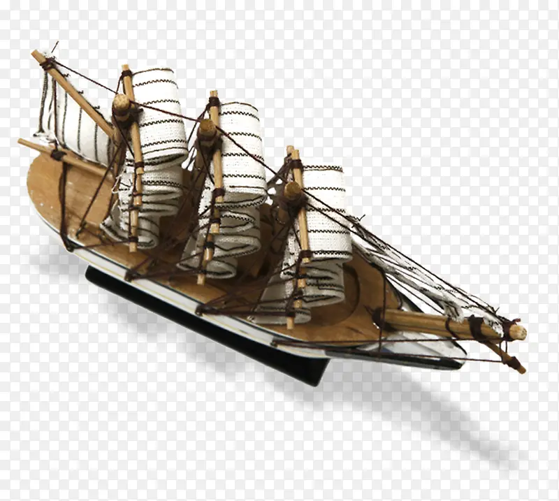 木质帆船模型