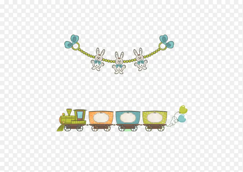 手绘火车