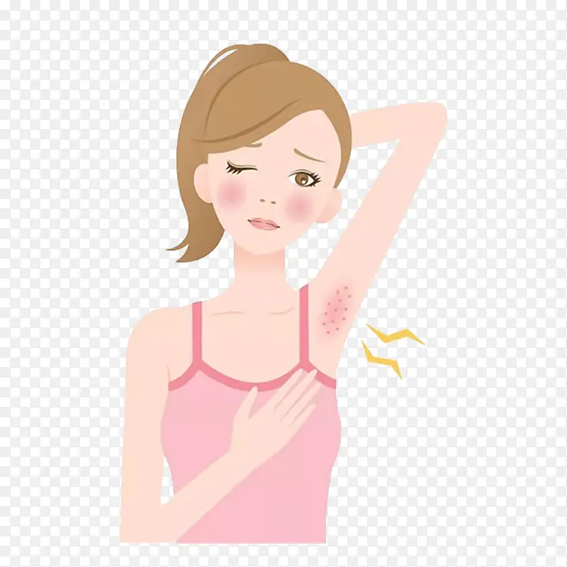 腋下过敏美女pngPNG图片素材下载_图片编号yljvenvy-免抠素材网