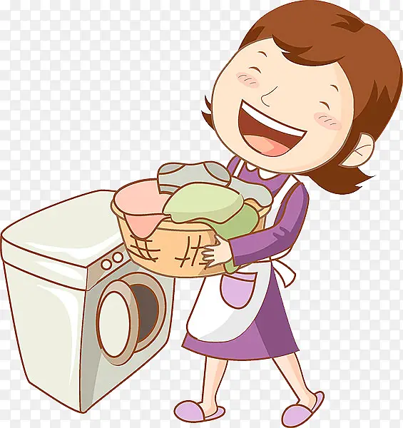 洗衣服的女人