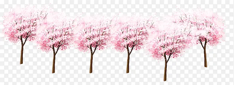 粉嫩桃花树