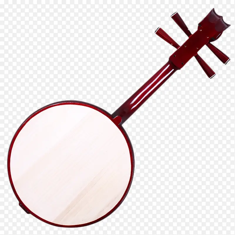桦木中阮背面