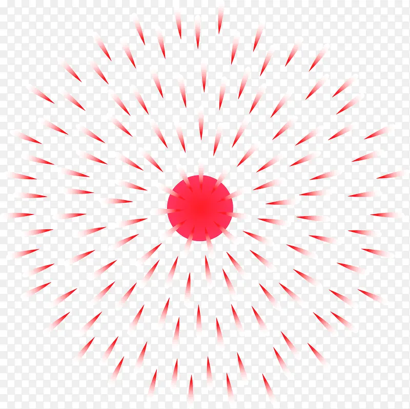 红色爆炸粒子矢量图