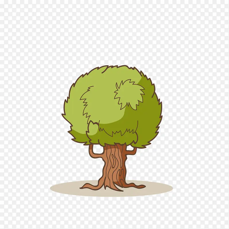 矢量手绘绿色植物树木PNG图片素材下载_图片编号yoxnxnzq-免抠素材网