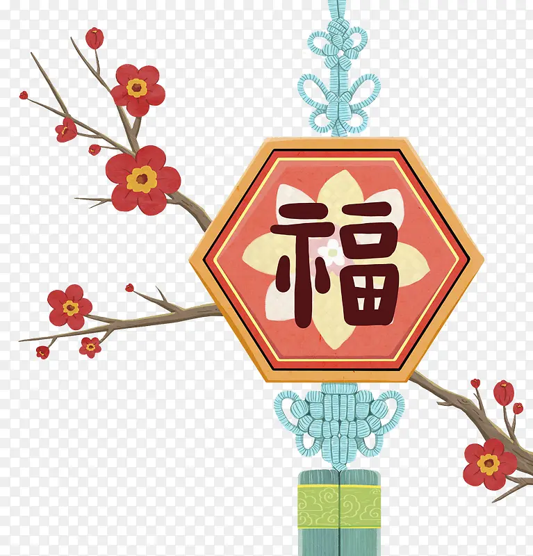 中国风福字装饰图