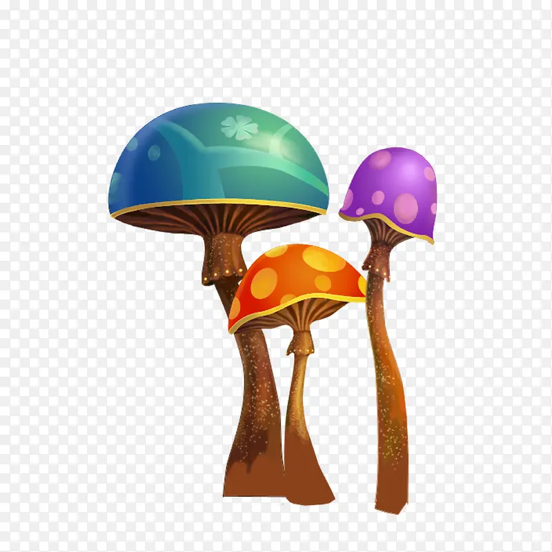 3颗蘑菇