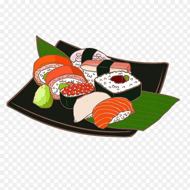手绘寿司