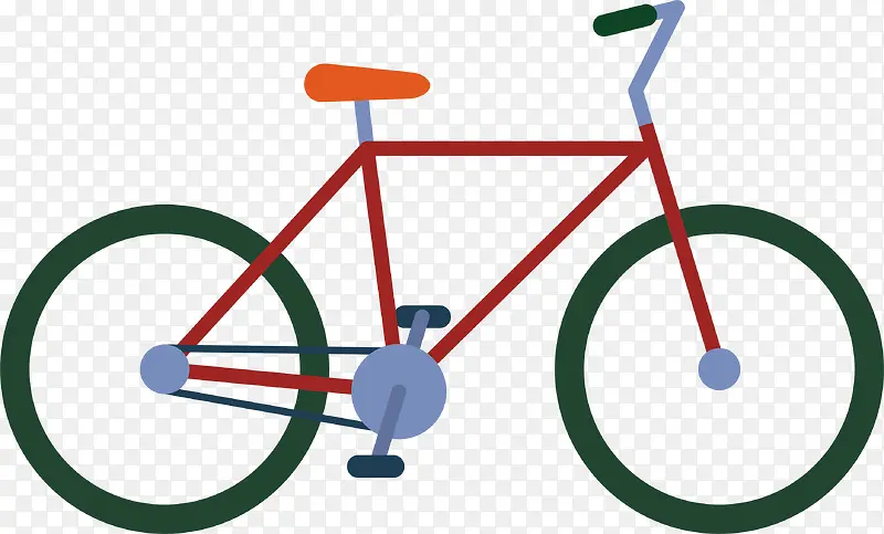 简约自行车设计图标