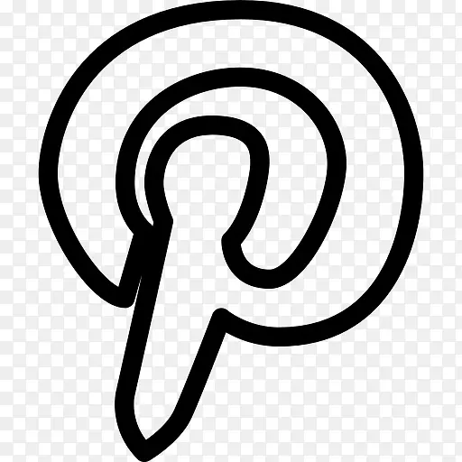 兴趣线图标Pinterest社