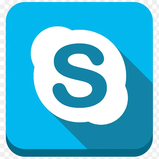 信息员Skype社交按钮