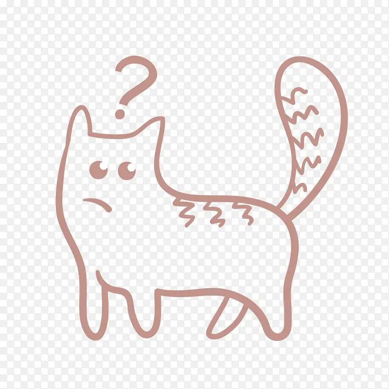 可爱猫咪的问号免抠素材PNG图片素材下载_图片编号ygmjlazy-免抠素材网
