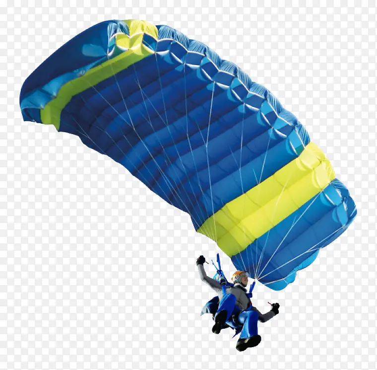 空中的降落伞