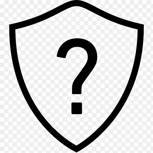 question shield icon