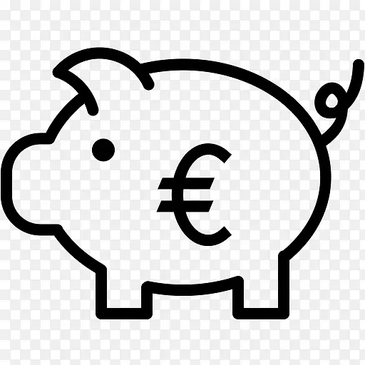 银行货币欧元钱小猪价格储蓄货币
