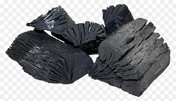 黑色的木炭效果图