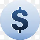 美元货币标志luna-blue-icons