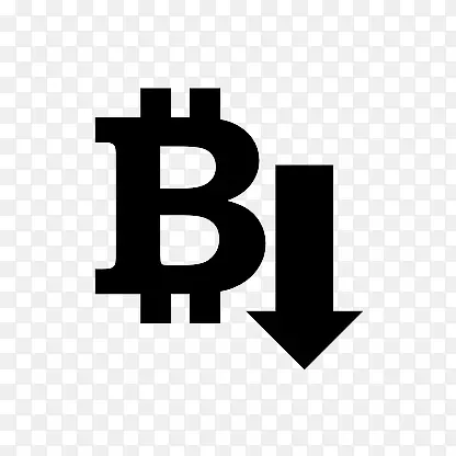 比特币下来箭头The-Bitcoin-Icons