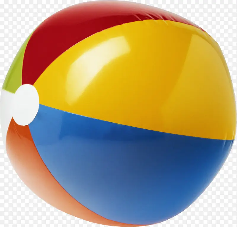 沙滩排球气球素材免抠
