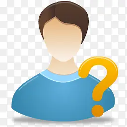 Male User Help Icon
