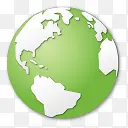 全球绿色地球世界行星锡耶纳