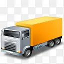 运输卡车车辆黄色的运输汽车运输