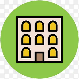 卡通素材施工图标