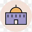 卡通建筑图片施工矢量图