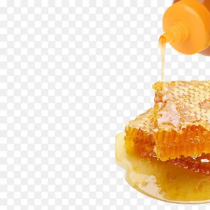 金色蜂蜜结晶