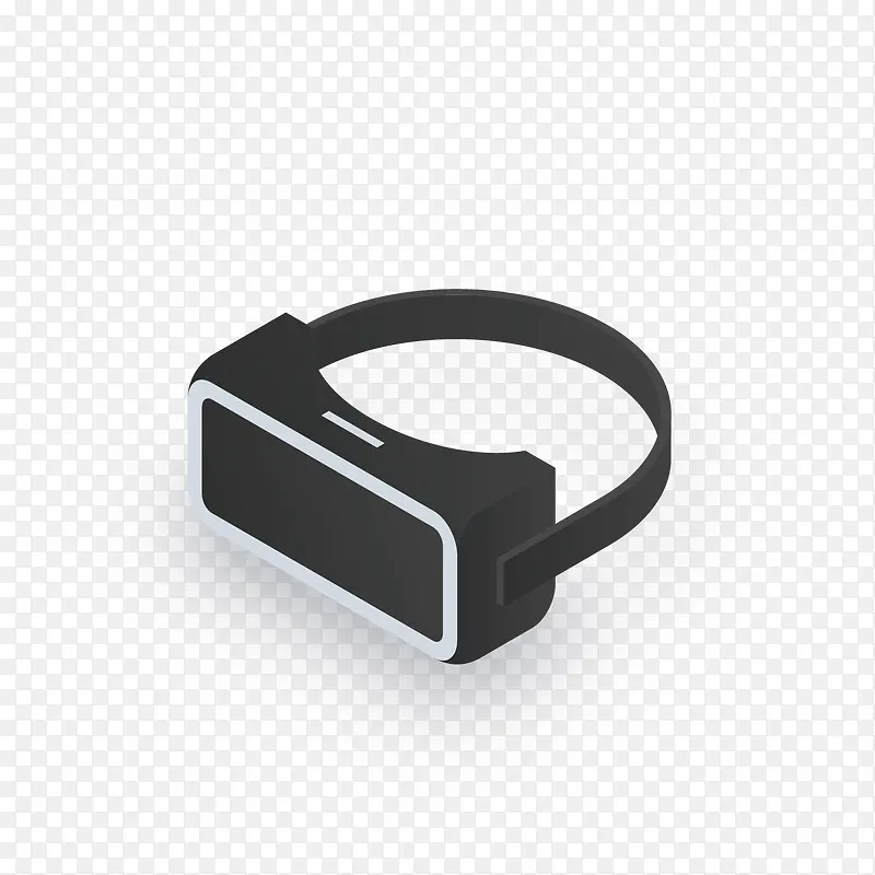 黑色VR眼镜矢量卡通PNG图片素材下载_图片编号yoxjkkbq-免抠素材网