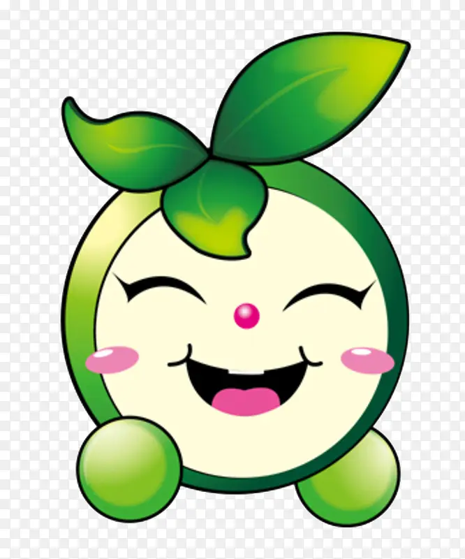 笑呵呵的小孩