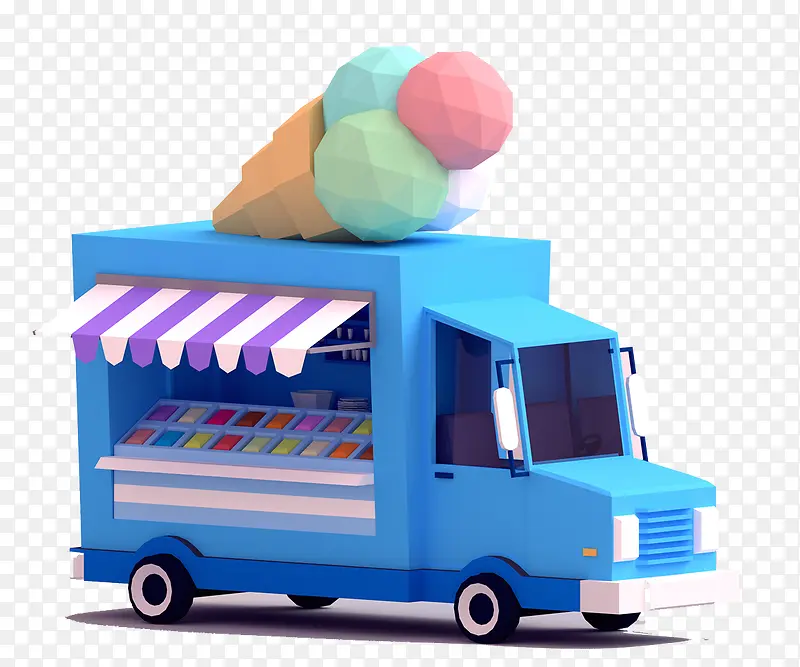 冰激凌餐车
