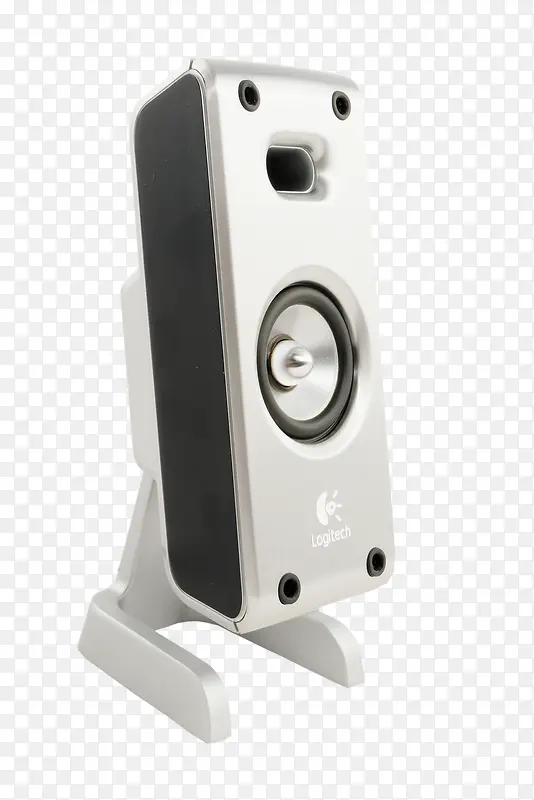 银白色外观黑色边框高质量音响实