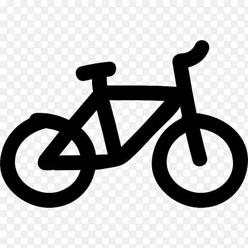 自行车手拉运输图标