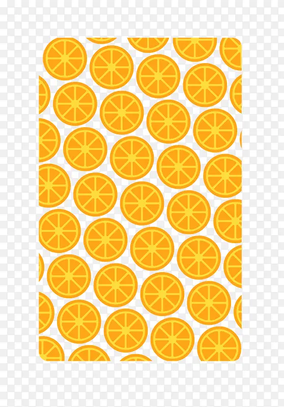 黄色柠檬片装饰背景