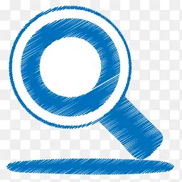 Blue search Icon