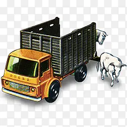 牛卡车与1960 -火柴盒汽车图标