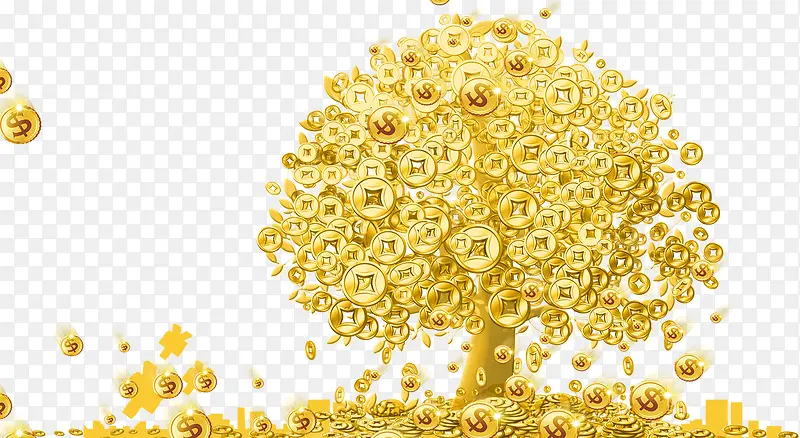金币树木