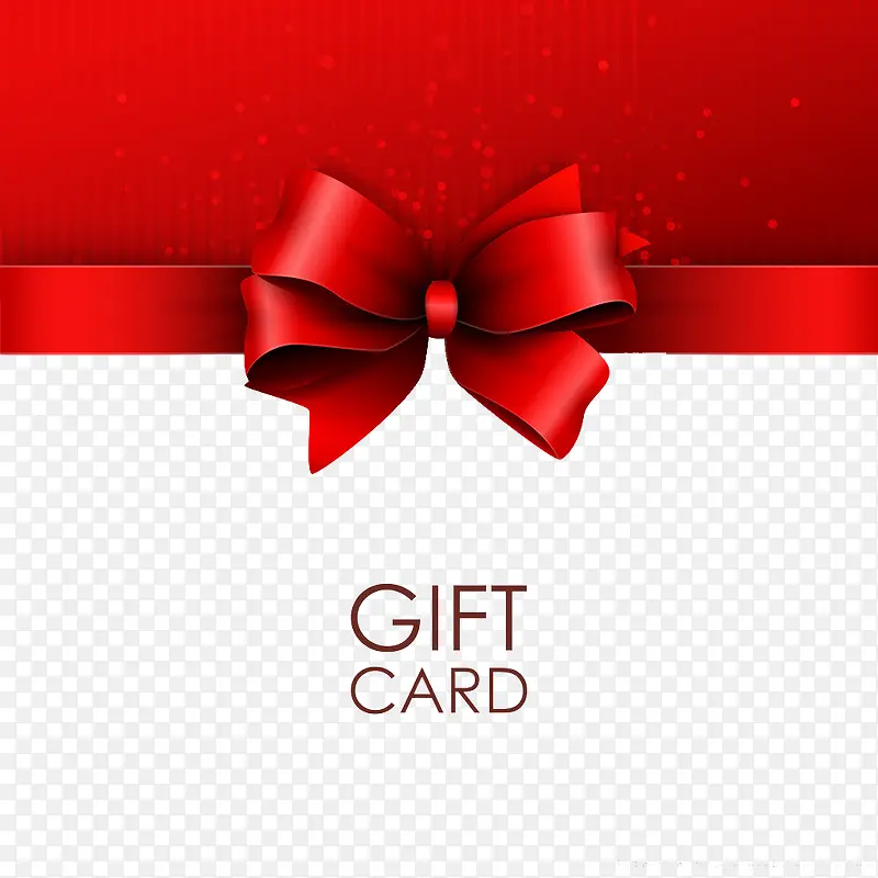 gift card 红色