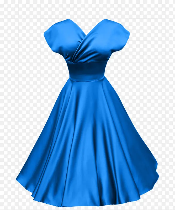 蓝色礼服