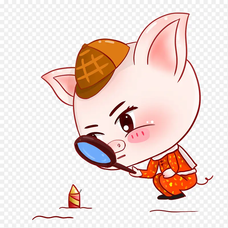 2019可爱调皮可爱卡通猪