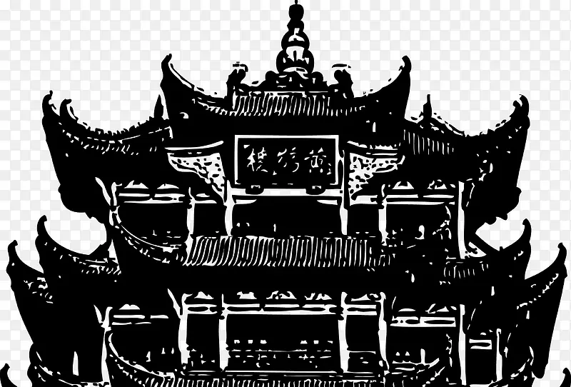 古建筑矢量图
