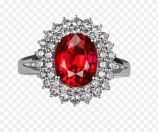 大红宝石戒指