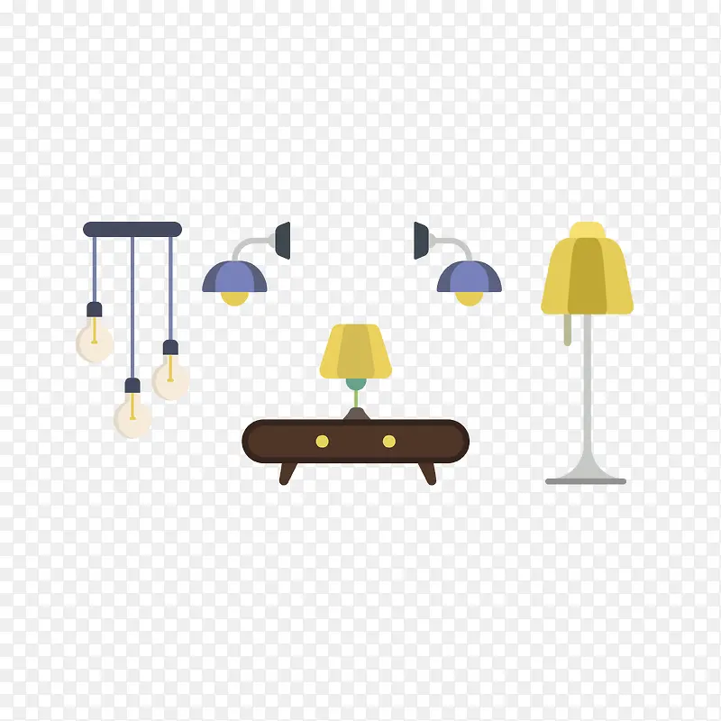 矢量卡通简洁灯具图标PNG图片素材下载_图片编号ymvzrvoq-免抠素材网